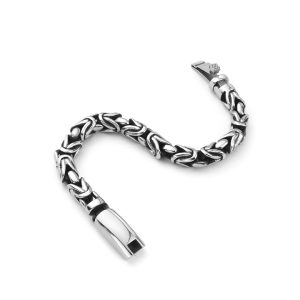 LN168h Lắc tay nam titan 9mm phong cách thái