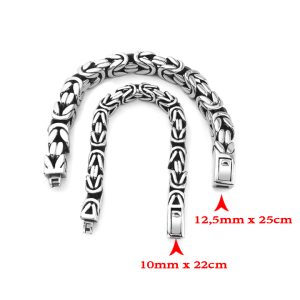 LN169b Lắc tay nam titan phong cách thái