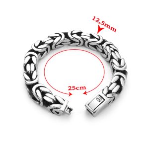 LN169c Lắc tay nam titan phong cách thái