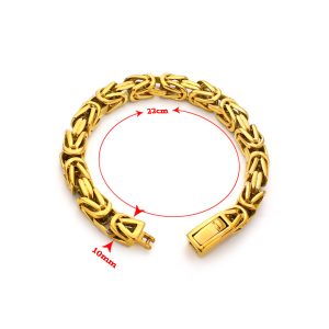 LN170c Lắc tay nam titan phong cách thái