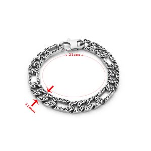 LN171b Lắc tay nam titan phong cách thái