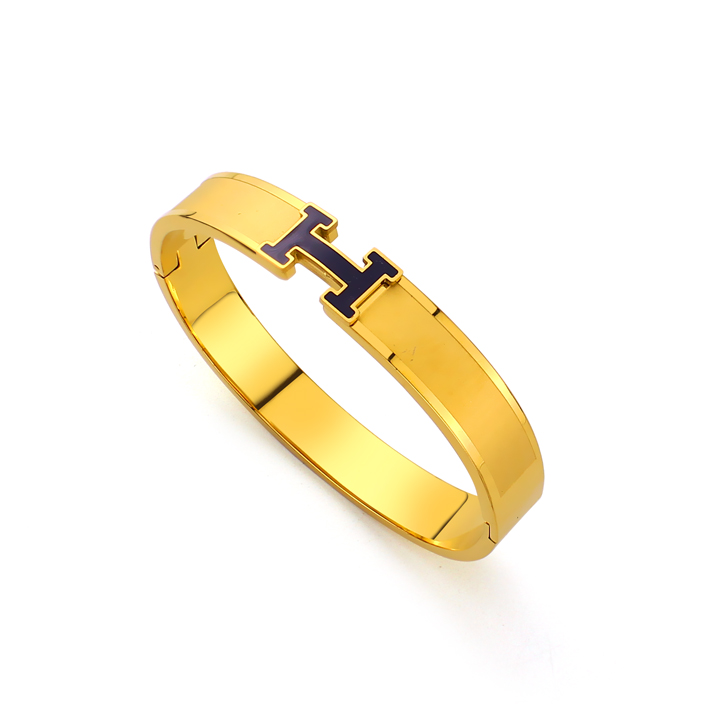 TV226c Vòng tay titan chữ H Hermes