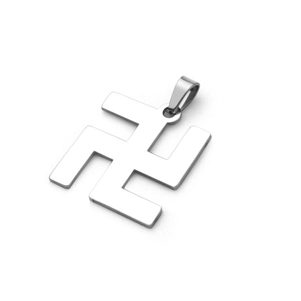 MD086a Mặt dây chuyền chữ vạn inox cao cấp