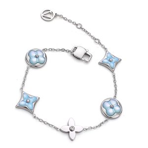 TA323c Lắc tay nữ titan hoa LV thời trang sang trọng luxury