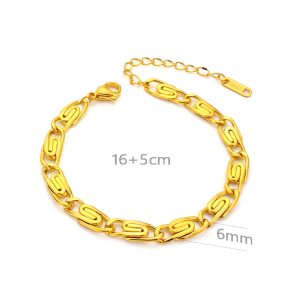 TA326a Lắc tay nữ titan 6mm xoắn ốc
