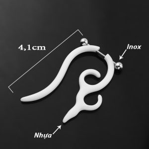 BT043a Bông tai nam inox độc đáo cá tính