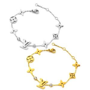 TA446c Lắc tay nữ titan thời trang LV