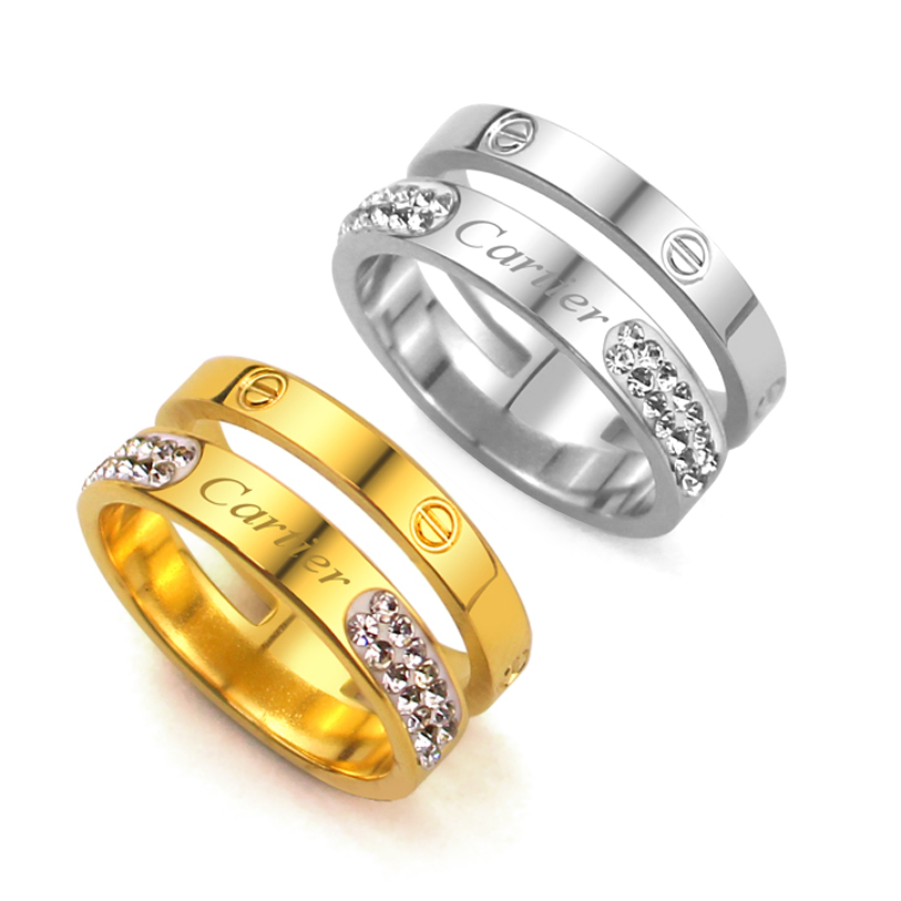 TC201e-Nhẫn nữ titan thời trang cartier