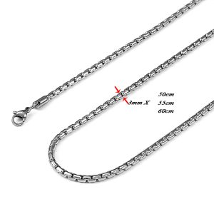 DN003a Dây chuyền nam titan 3mm kiểu bông dừa mắc dài