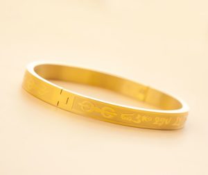 LN124b Vòng tay CHÚ OM MANI PADME HUM