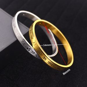 LN124f Vòng tay CHÚ OM MANI PADME HUM