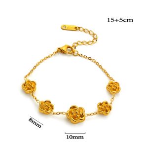 TA334a Lắc tay titan hoa hồng