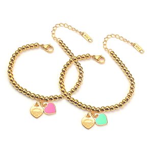 TA375c Lắc tay bi titan Trái tim Fantastic new york 520