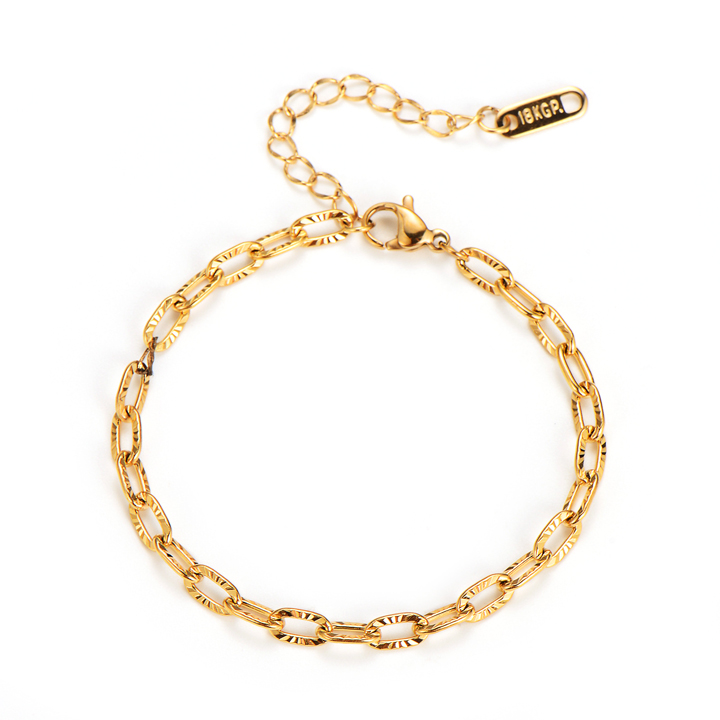 TA378a Lắc tay titan mắc xích chạm móc máy không phụ kiện