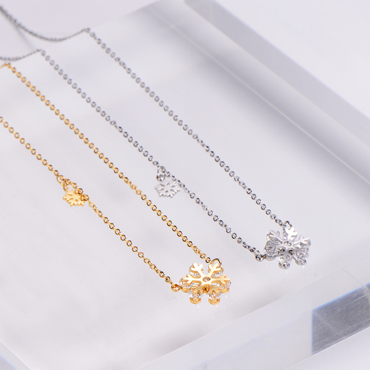 TN410b Dây chuyền titan hoa tuyết