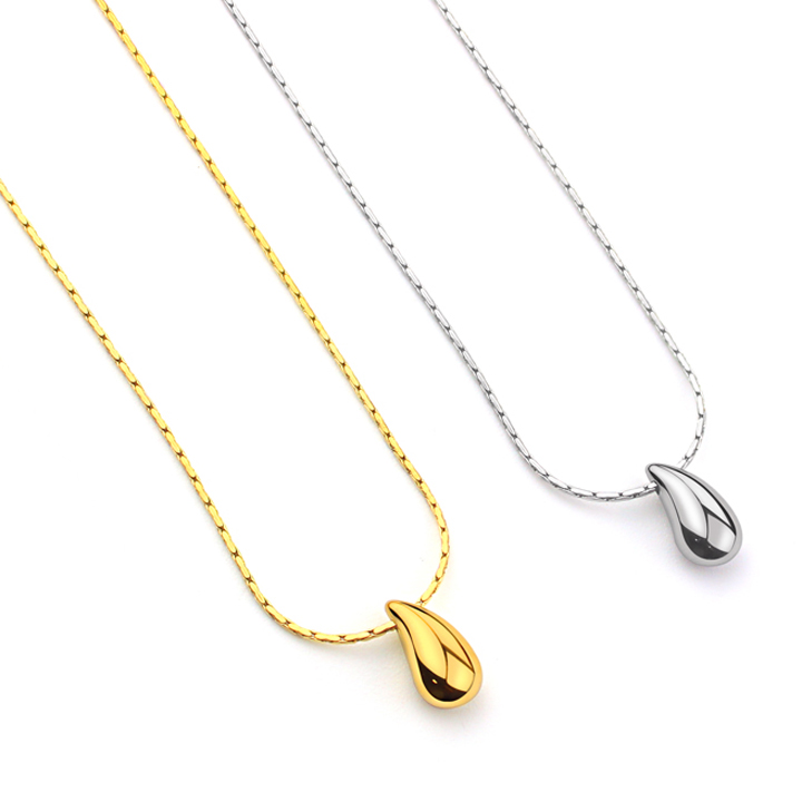 TN458a dây chuyền nữ titan giọt nước mắt vĩnh cữu