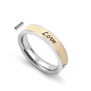 N001a Nhẫn inox chữ love