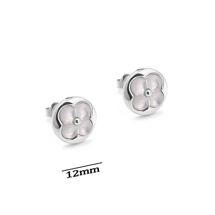 TB320b Bông tai nữ titan LV hình tròn