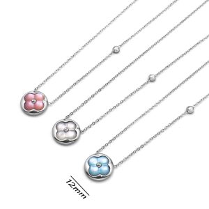 TN904a Dây chuyền vòng cổ nữ hoa 4 cánh LV