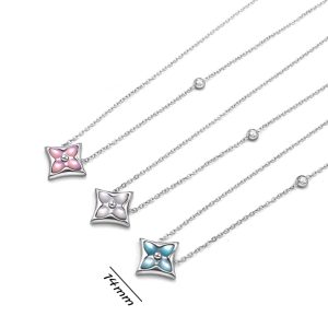 TN905a Dây chuyền vòng cổ nữ hoa hinh thoi LV