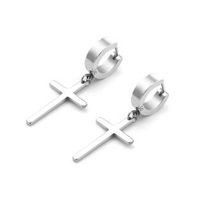 BT020b Bông tai inox thánh giá