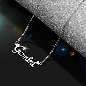HD305a Dây chuyền inox cung song tử gemini