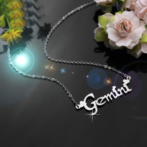 HD305b Dây chuyền inox cung song tử gemini