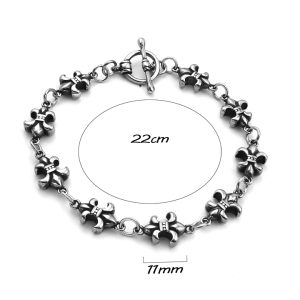LN187 Lắc tay titan Chrome Hearts