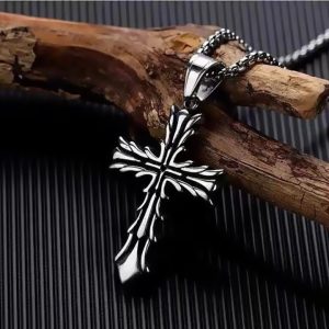 MD145a Mặt dây chuyền hình thánh giá theo phong cách Gothic