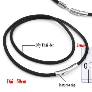DN070 Dây chuyền nam dù đen của thái 3ly