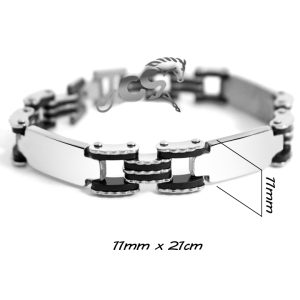 LN009 Lắc tay inox nam cao cấp thời trang Hàn Quốc giá rẻ