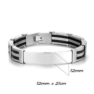 LN013 Lắc tay nam inox thời trang