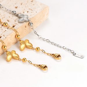 TA095b Lắc tay nữ titan con bướm chạm máy