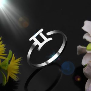 HD205 Nhẫn inox cung song tử - 12 cung hoàng đạo