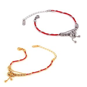 TA231 Lắc tay titan chỉ đỏ lô hô