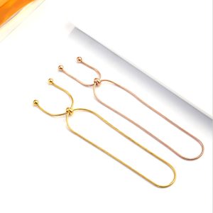 TA298 Lắc tay titan sợi mì tròn nhỏ kiểu rút siêu xinh