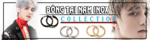 Bông tai inox nam thời trang đẹp, CSJ bán các mẫu bông tai inxo nam,