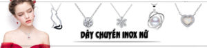 Dây chuyền nữ inox tại CSJ, Bán các mẫu dây chuyền inxo đẹp ,