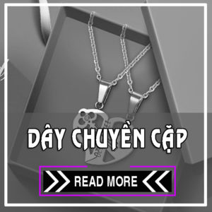 Dây chuyền cặp inox giá rẻ, bán dây chuyền đôi nhiều mẫu đẹp,