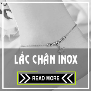 bán lắc chân nữ inox cao cấp, bán bỏ sỉ trang sức inox nữ giá rẻ CSJ,