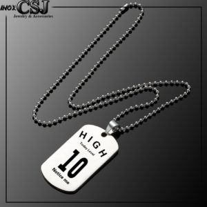 mặt dây chuyền thẻ bài inox tag linh my đẹp giá rẻ