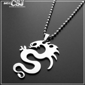 vòng cổ nam con rồng, dây chuyền nam inox con rồng đẹp giá rẻ cá tính độc đáo,