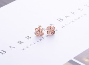 CSJ chuyên bán bỏ sỉ bông tai hoa mai titan mạ vàng ,Bông tai titan hoa mai 4 cánh kẹp đá cực xinh giá tốt tại shop Công Sang