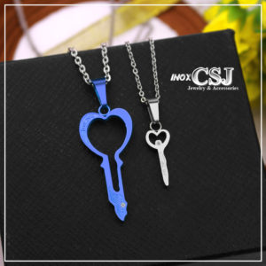 Dây chuyền vòng cổ cặp đôi hình chìa khóa đẹp không đen giá rẻ , quà tặng ý nghĩa