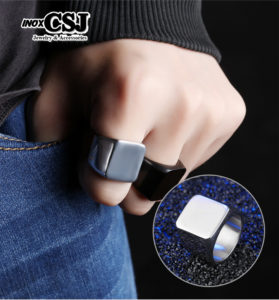 nhẫn nam titan mặt trơn đơn giản - sang trọng - đẳng cấp