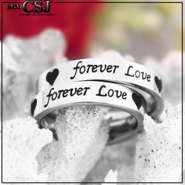 Công Sang chuyên bán sỉ nhẫn cặp forever love khắc đen, nhẫn đôi inox cao cấp, nhẫn cặp titan đẹp giá rẻ HCM