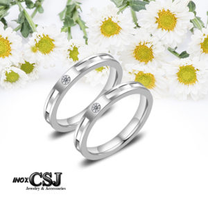 trang sức cặp đôi inox, nhẫn cặp inox,nhẫn đôi inoxm nhẫn tình nhân inox cao cấp đính đá kim cương cao cấp giá rẻ không đen tại HCM