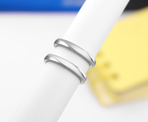 nơi chuyên bán nhẫn cặp inox , nhân đôi inox đẹp ý nghĩa không đen
