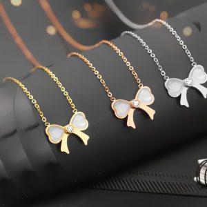 Dây chuyền titan hình chiếc nơ