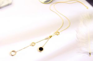 Dây chuyền titan số la mã rớt cách điệu thời trang Hàn Quốc
